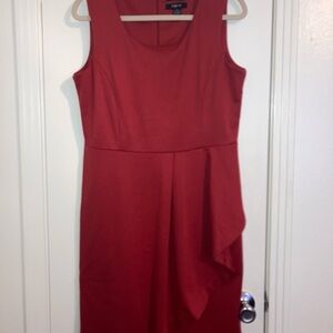 Style & Co Sleeveless red dress